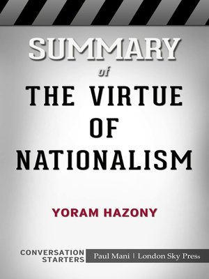 cover image of Summary of the Virtue of Nationalism